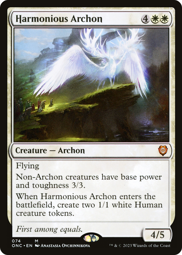 Harmonious Archon [Phyrexia: All Will Be One Commander] | Game Master's Emporium (The New GME)