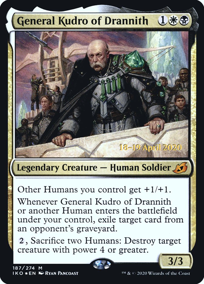 General Kudro of Drannith [Ikoria: Lair of Behemoths Prerelease Promos] | Game Master's Emporium (The New GME)