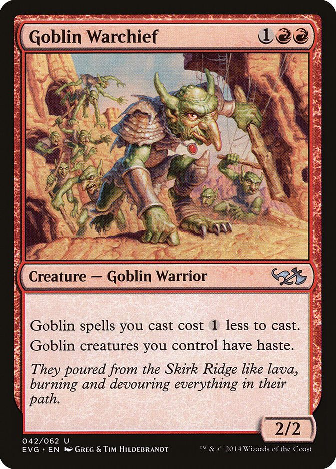 Goblin Warchief (Elves vs. Goblins) [Duel Decks Anthology] | Game Master's Emporium (The New GME)