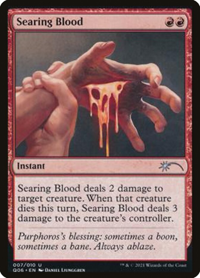 Searing Blood [Pioneer Challenger Decks 2021] | Game Master's Emporium (The New GME)