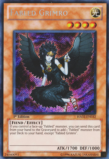 Fabled Grimro [HA02-EN032] Secret Rare | Game Master's Emporium (The New GME)