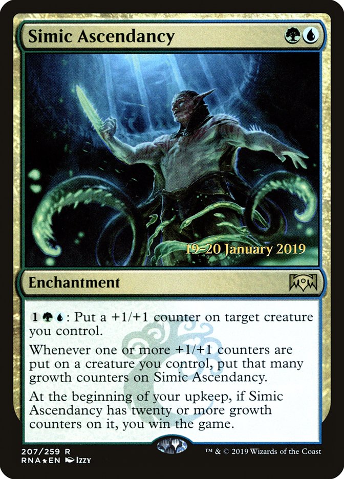 Simic Ascendancy [Ravnica Allegiance Prerelease Promos] | Game Master's Emporium (The New GME)