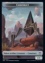 Construct (008) // Phyrexian Myr Double-Sided Token [The Brothers' War Commander Tokens] | Game Master's Emporium (The New GME)