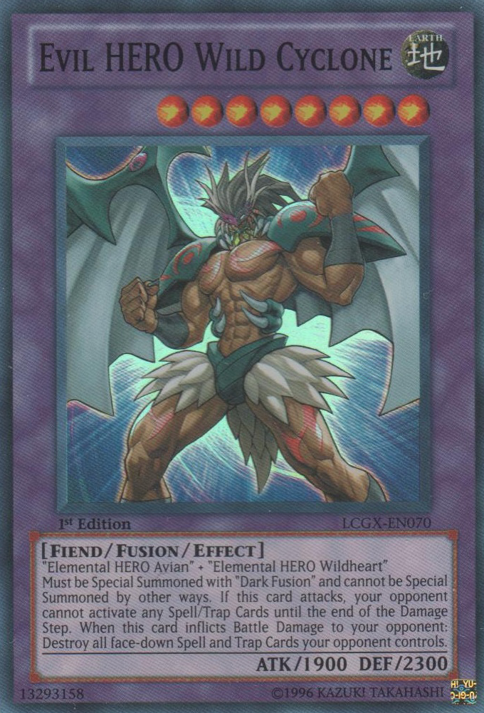 Evil HERO Wild Cyclone [LCGX-EN070] Super Rare | Game Master's Emporium (The New GME)