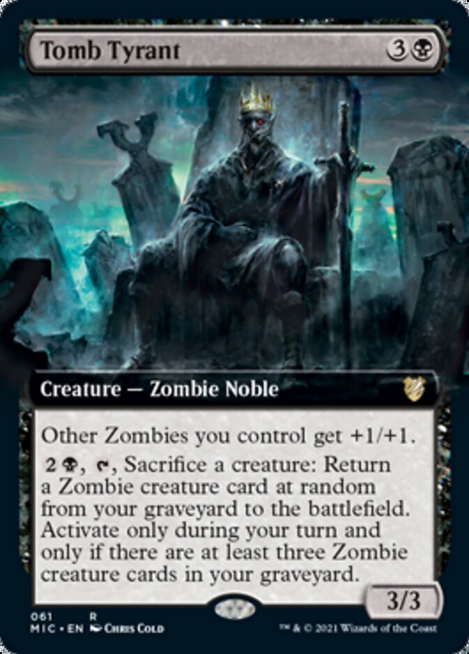 Tomb Tyrant (Extended Art) [Innistrad: Midnight Hunt Commander] | Game Master's Emporium (The New GME)