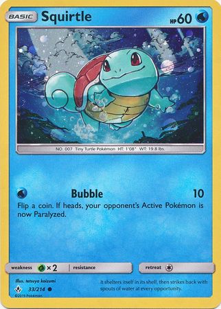 Squirtle (33/214) (Premium Collection Promo) [Sun & Moon: Unbroken Bonds] | Game Master's Emporium (The New GME)