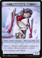 Phyrexian Mite (011) // The Hollow Sentinel Double-Sided Token [Phyrexia: All Will Be One Tokens] | Game Master's Emporium (The New GME)