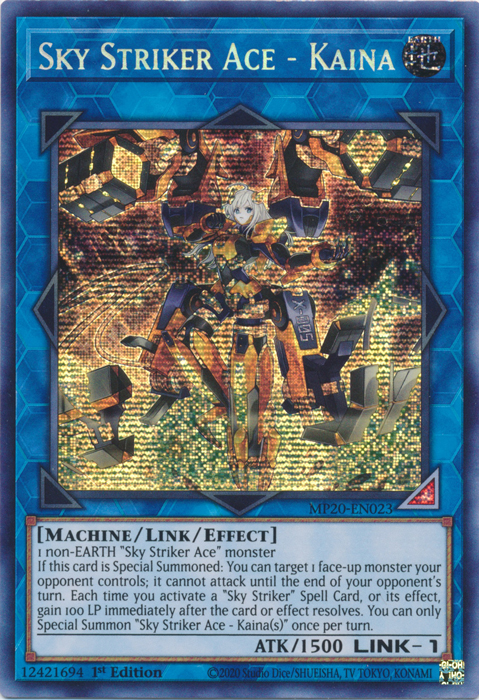 Sky Striker Ace - Kaina [MP20-EN023] Prismatic Secret Rare | Game Master's Emporium (The New GME)