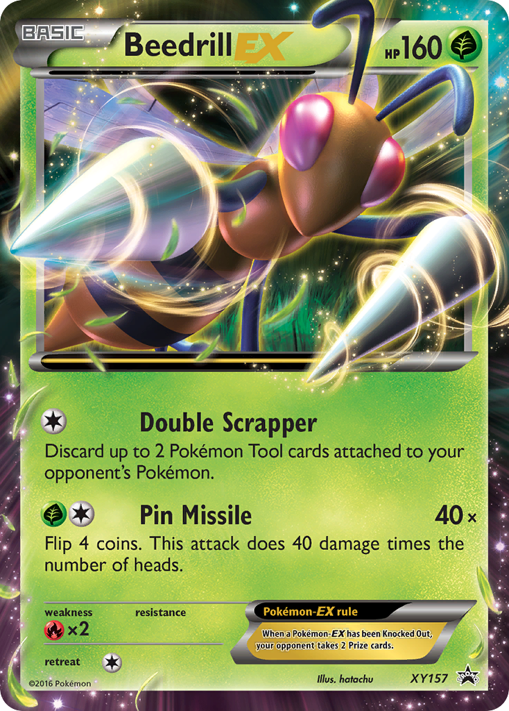 Beedrill EX (XY157) [XY: Black Star Promos] | Game Master's Emporium (The New GME)