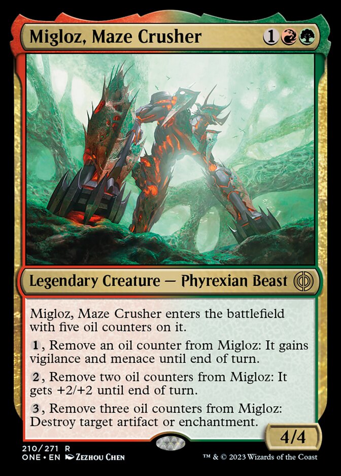 Migloz, Maze Crusher [Phyrexia: All Will Be One] | Game Master's Emporium (The New GME)