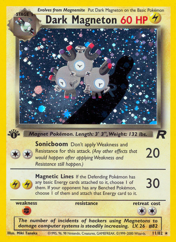 Dark Magneton (11/82) [Team Rocket 1st Edition] | Game Master's Emporium (The New GME)