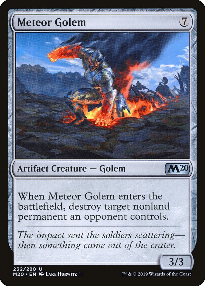 Meteor Golem [Core Set 2020] | Game Master's Emporium (The New GME)