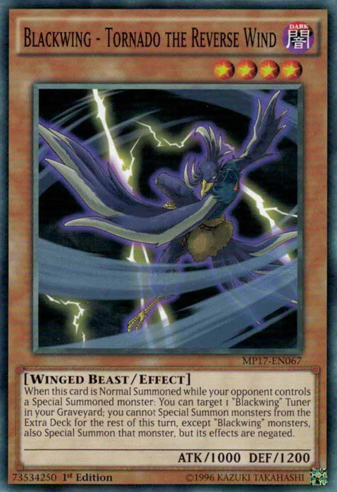 Blackwing - Tornado the Reverse Wind [MP17-EN067] Common | Game Master's Emporium (The New GME)