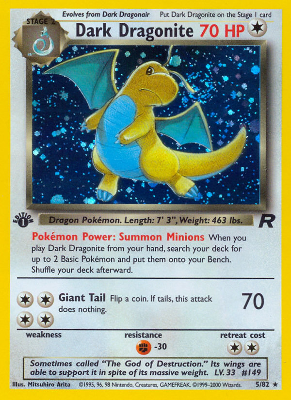 Dark Dragonite (5/82) [Team Rocket 1st Edition] | Game Master's Emporium (The New GME)