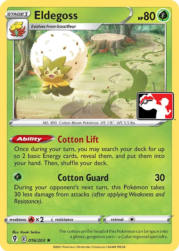 Eldegoss (016/203) [Prize Pack Series One] | Game Master's Emporium (The New GME)