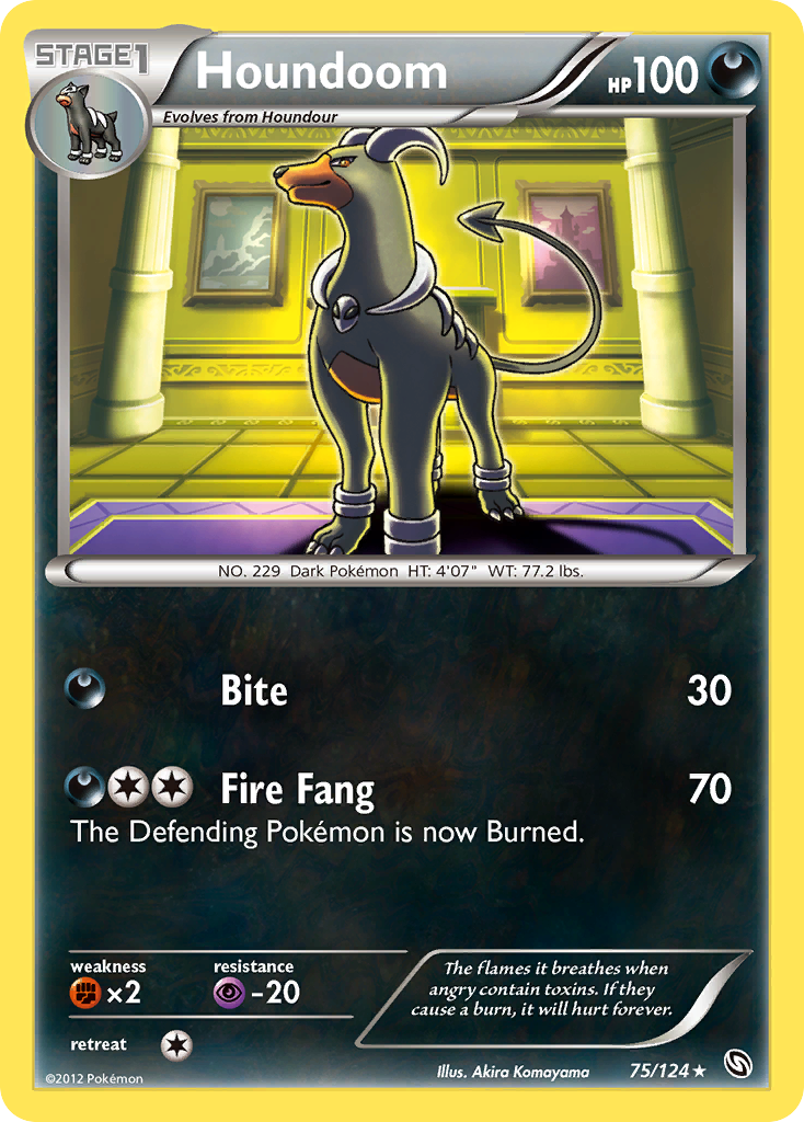 Houndoom (75/124) [Black & White: Dragons Exalted] | Game Master's Emporium (The New GME)