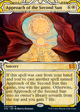 Approach of the Second Sun (Foil Etched) [Strixhaven: School of Mages Mystical Archive] | Game Master's Emporium (The New GME)