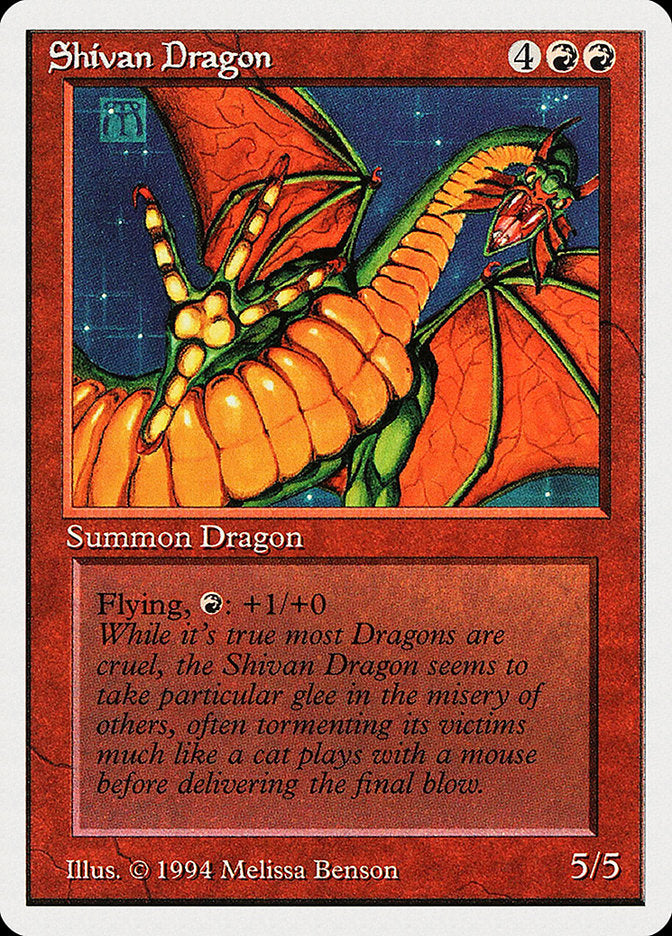 Shivan Dragon [Summer Magic / Edgar] | Game Master's Emporium (The New GME)