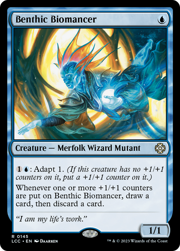 Benthic Biomancer [The Lost Caverns of Ixalan Commander] | Game Master's Emporium (The New GME)