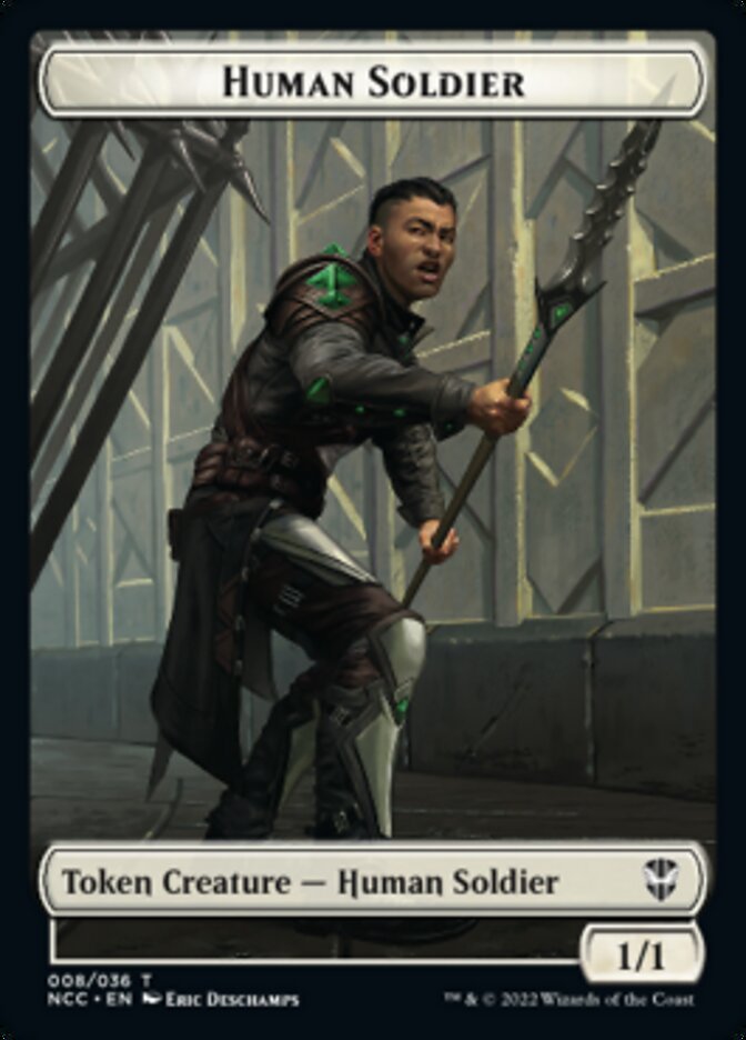 Eldrazi // Human Soldier Double-Sided Token [Streets of New Capenna Commander Tokens] | Game Master's Emporium (The New GME)