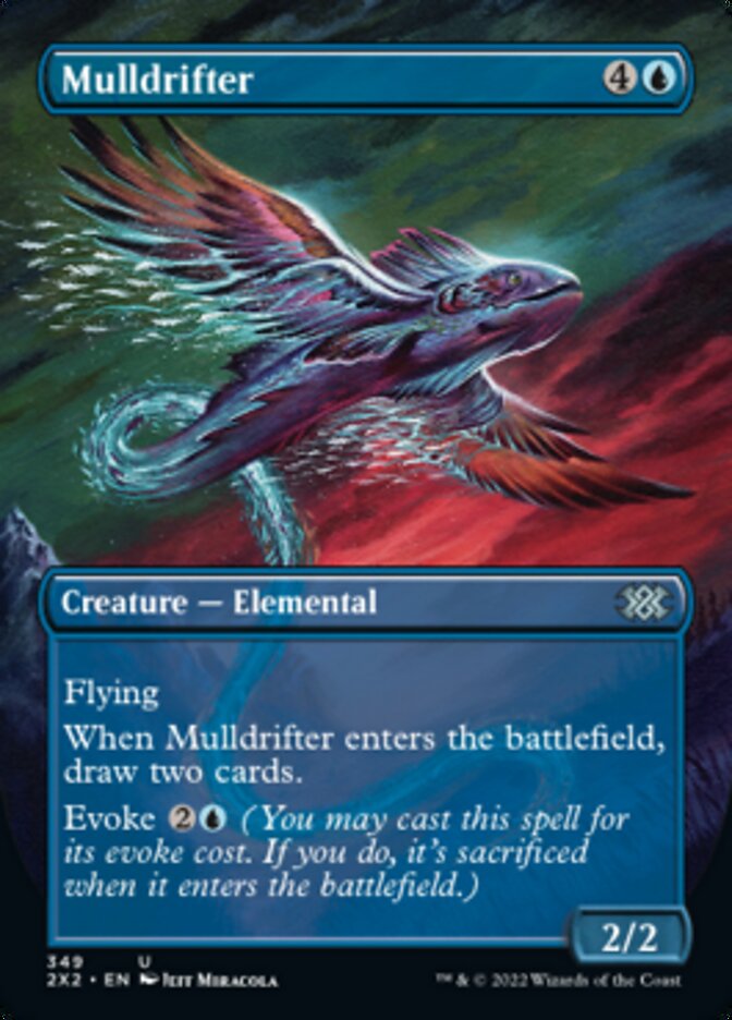 Mulldrifter (Borderless Alternate Art) [Double Masters 2022] | Game Master's Emporium (The New GME)
