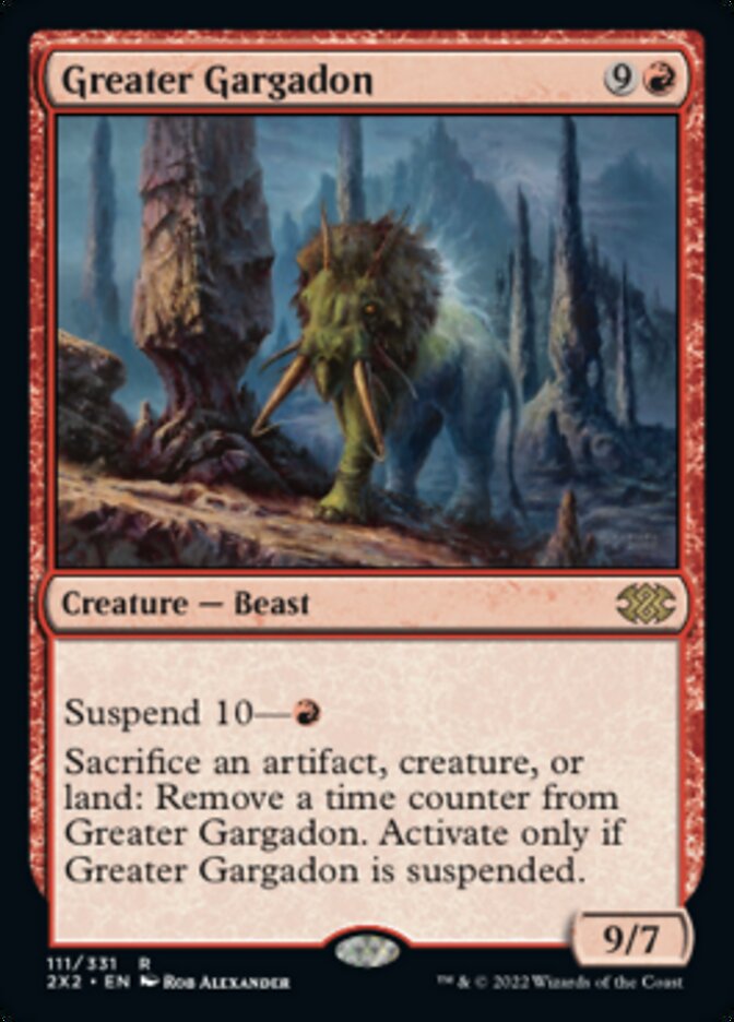 Greater Gargadon [Double Masters 2022] | Game Master's Emporium (The New GME)