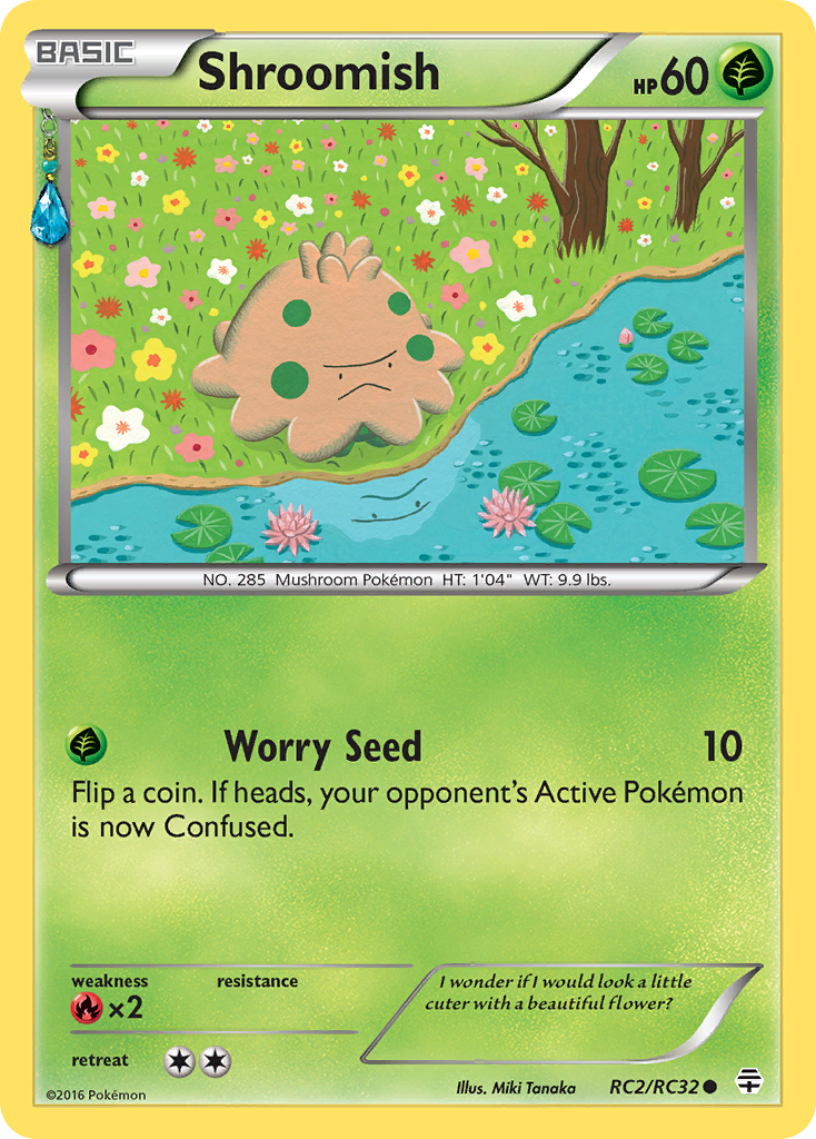 Shroomish (RC2/RC32) [XY: Generations] | Game Master's Emporium (The New GME)