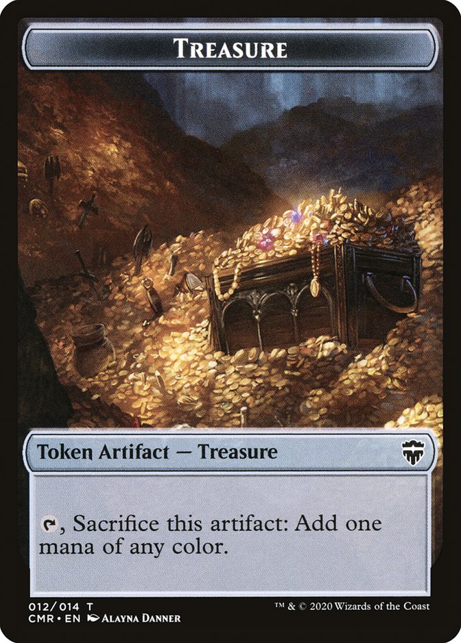 Treasure Token [Commander Legends Tokens] | Game Master's Emporium (The New GME)