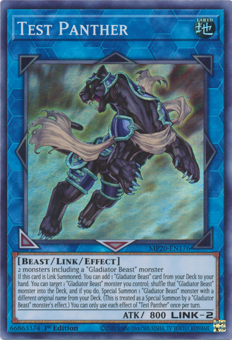 Test Panther [MP20-EN176] Super Rare | Game Master's Emporium (The New GME)