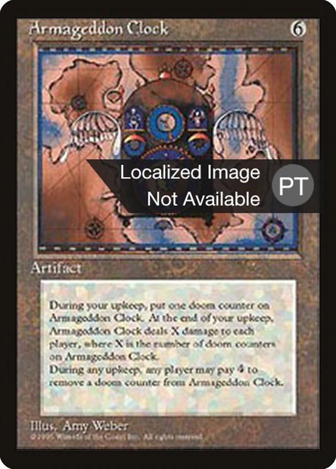 Armageddon Clock [Fourth Edition (Foreign Black Border)] | Game Master's Emporium (The New GME)