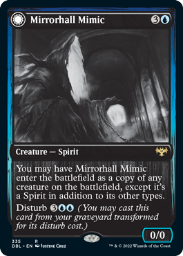 Mirrorhall Mimic // Ghastly Mimicry [Innistrad: Double Feature] | Game Master's Emporium (The New GME)