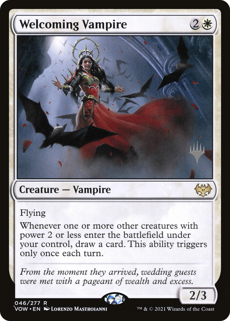 Welcoming Vampire (Promo Pack) [The Brothers' War Promos] | Game Master's Emporium (The New GME)