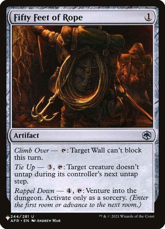 Fifty Feet of Rope [The List] | Game Master's Emporium (The New GME)