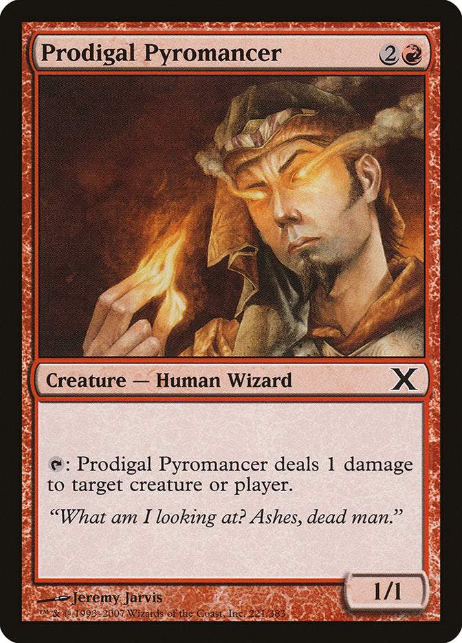 Prodigal Pyromancer [Tenth Edition] | Game Master's Emporium (The New GME)