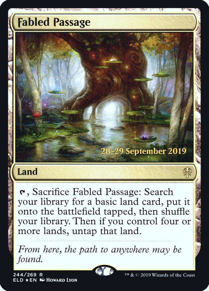 Fabled Passage [Throne of Eldraine Prerelease Promos] | Game Master's Emporium (The New GME)