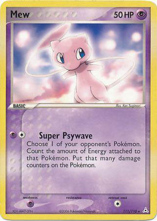 Mew (111/110) (Non Holo DVD Promo) [EX: Holon Phantoms] | Game Master's Emporium (The New GME)