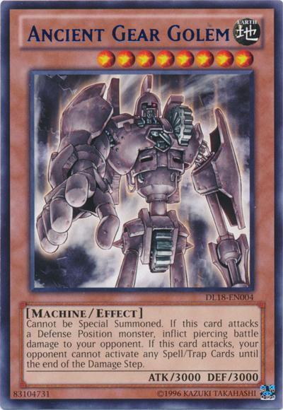Ancient Gear Golem (Red) [DL18-EN004] Rare | Game Master's Emporium (The New GME)
