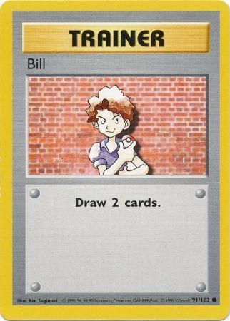 Bill (91/102) [Base Set Shadowless Unlimited] | Game Master's Emporium (The New GME)