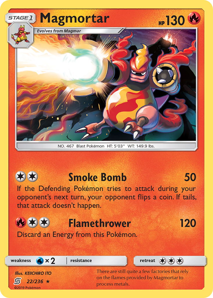 Magmortar (22/236) [Sun & Moon: Unified Minds] | Game Master's Emporium (The New GME)