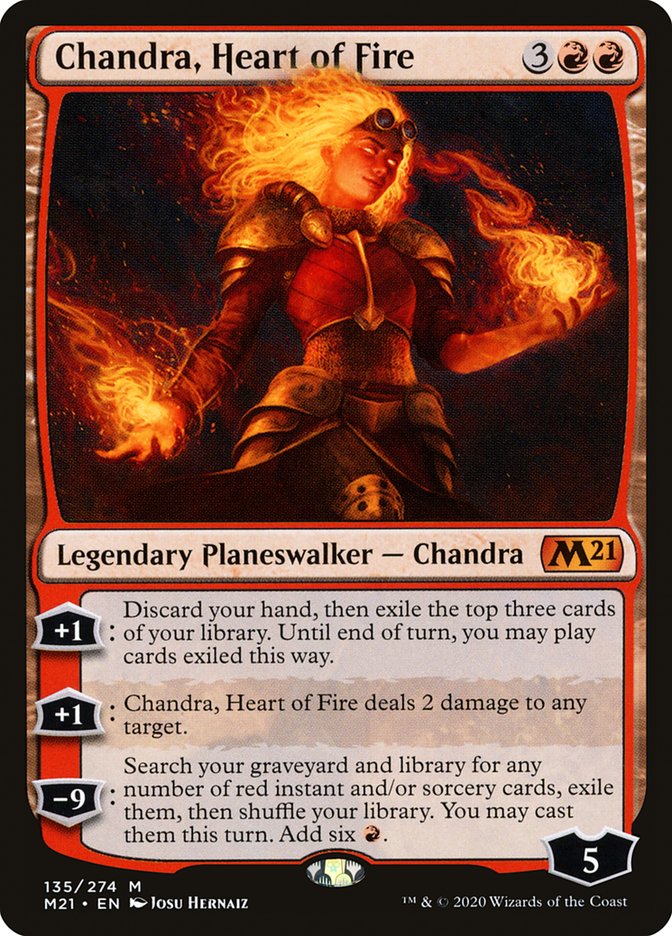 Chandra, Heart of Fire [Core Set 2021] | Game Master's Emporium (The New GME)