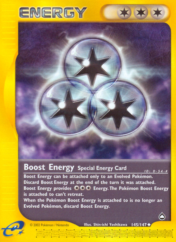 Boost Energy (145/147) [Aquapolis] | Game Master's Emporium (The New GME)