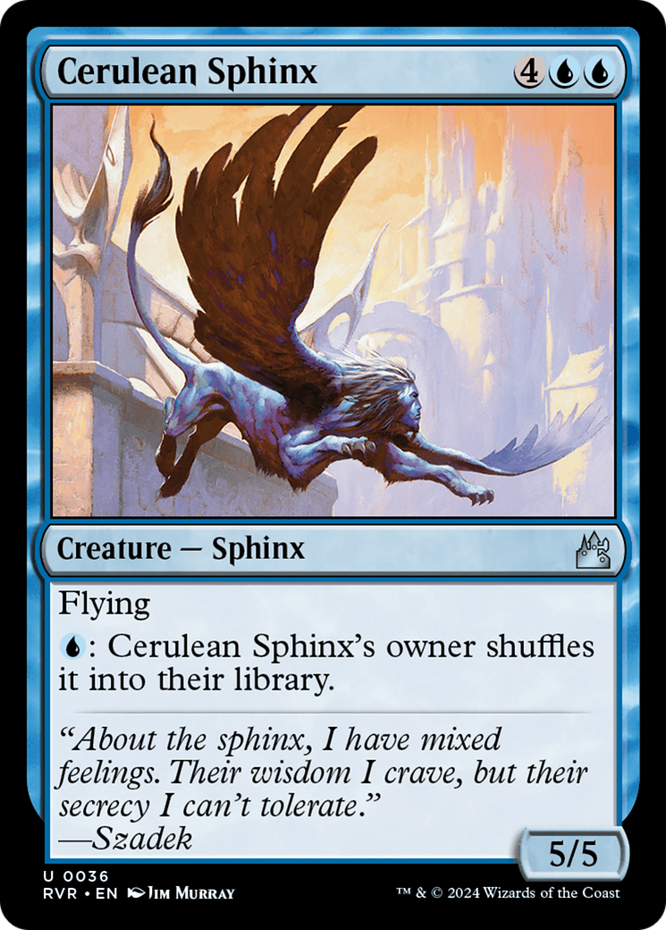 Cerulean Sphinx [Ravnica Remastered] | Game Master's Emporium (The New GME)