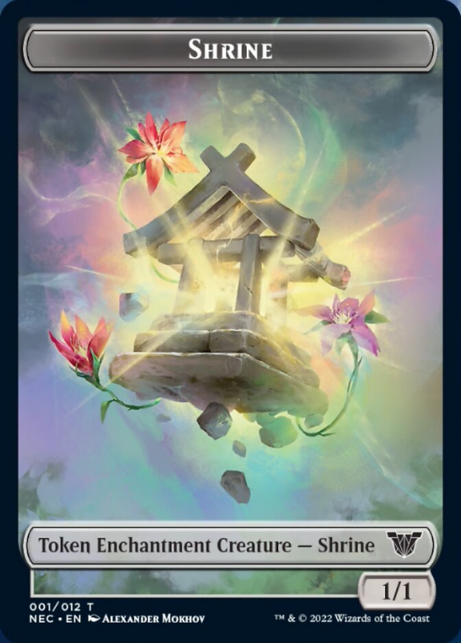 Shrine Token [Kamigawa: Neon Dynasty Commander Tokens] | Game Master's Emporium (The New GME)
