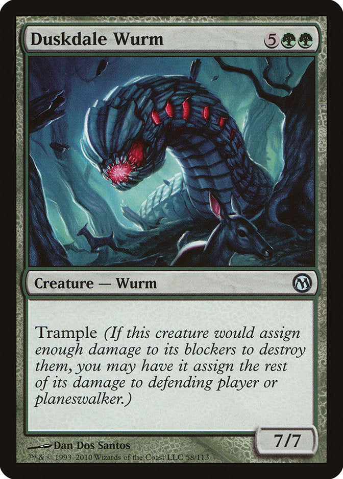 Duskdale Wurm [Duels of the Planeswalkers] | Game Master's Emporium (The New GME)