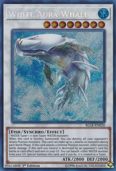 White Aura Whale [BLLR-EN020] Secret Rare | Game Master's Emporium (The New GME)