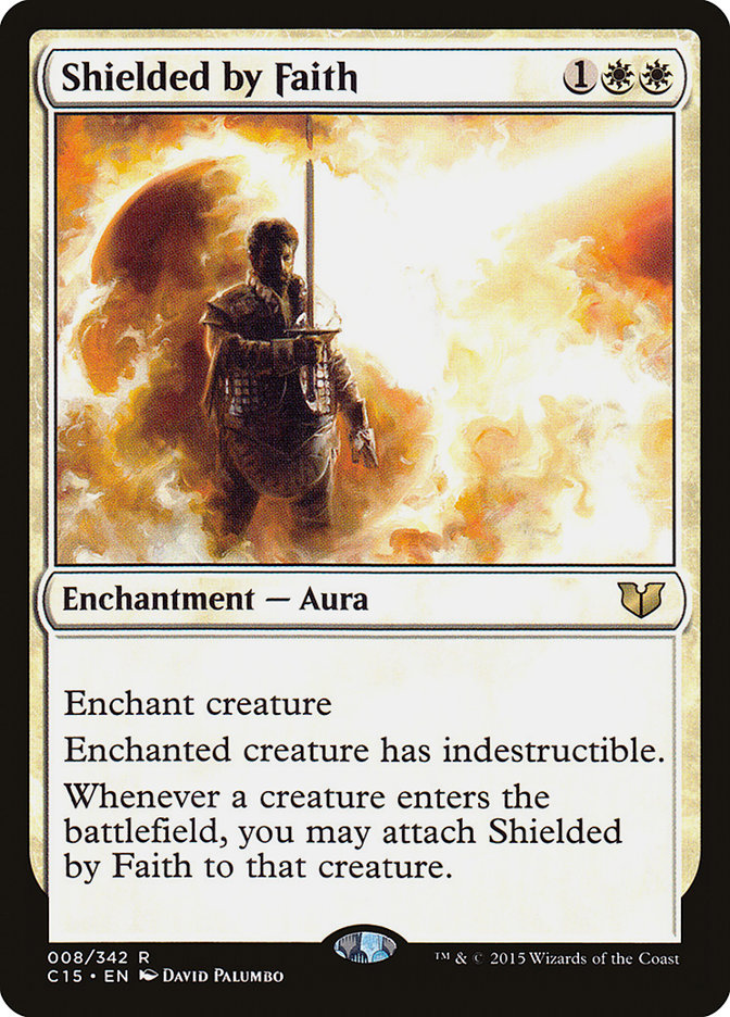 Shielded by Faith [Commander 2015] | Game Master's Emporium (The New GME)