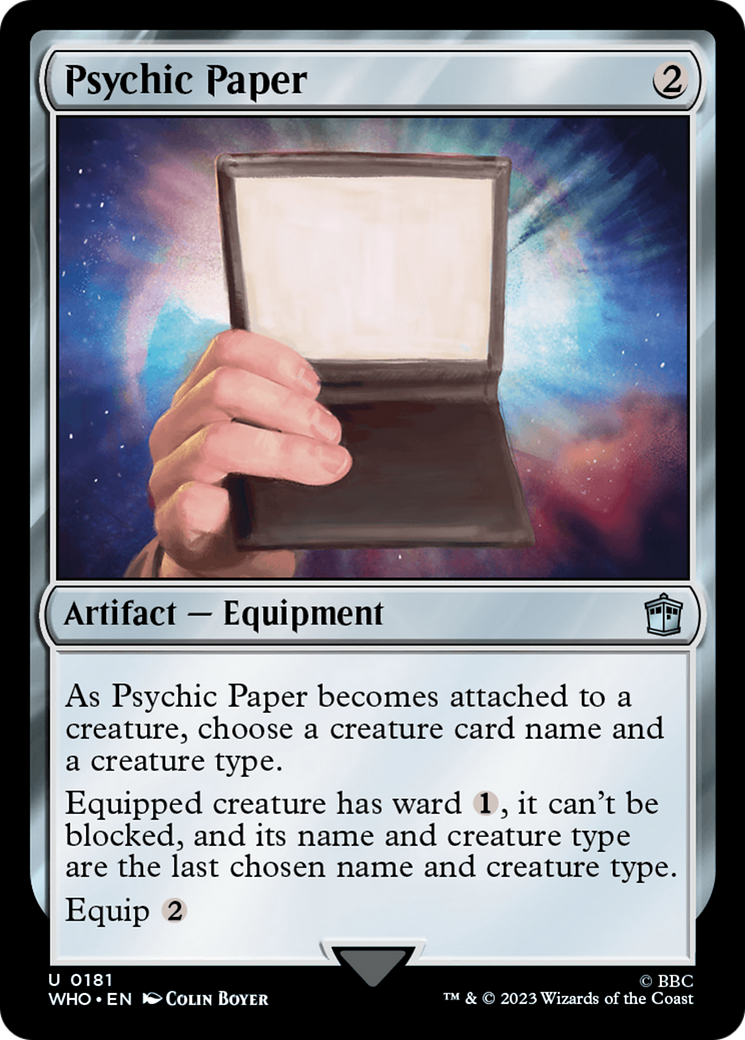 Psychic Paper [Doctor Who] | Game Master's Emporium (The New GME)