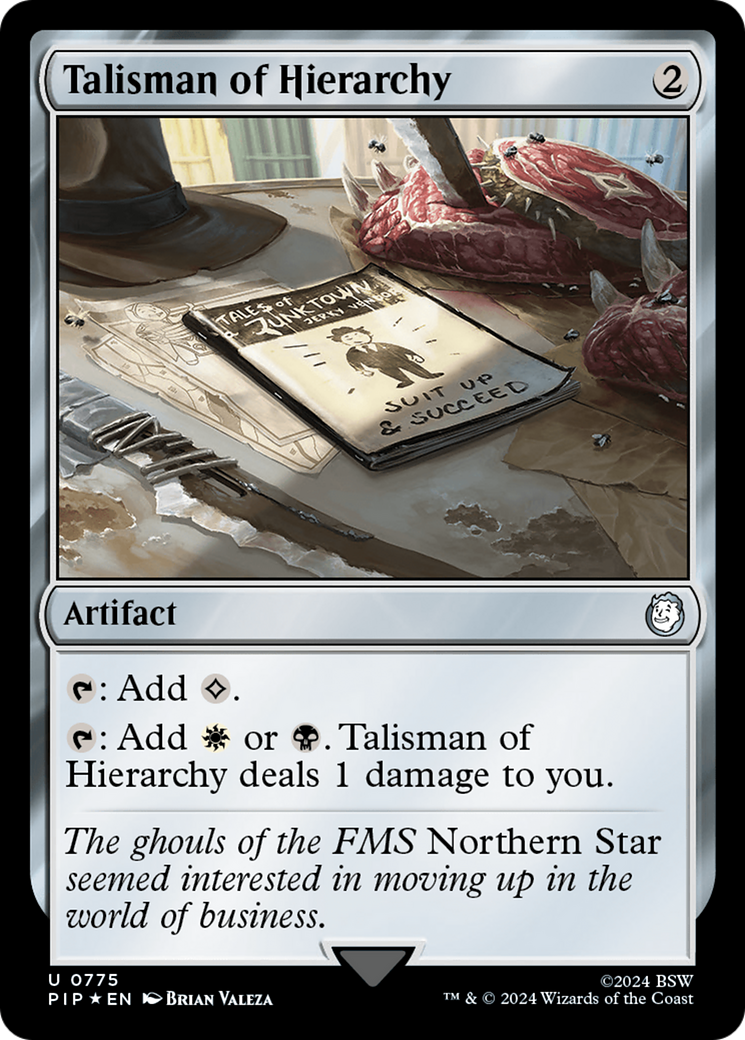 Talisman of Hierarchy (Surge Foil) [Fallout] | Game Master's Emporium (The New GME)