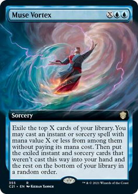 Muse Vortex (Extended Art) [Commander 2021] | Game Master's Emporium (The New GME)