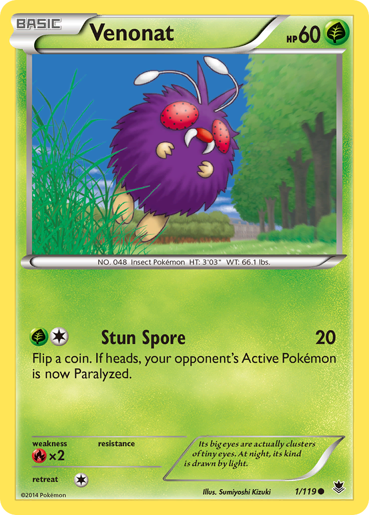 Venonat (1/119) [XY: Phantom Forces] | Game Master's Emporium (The New GME)